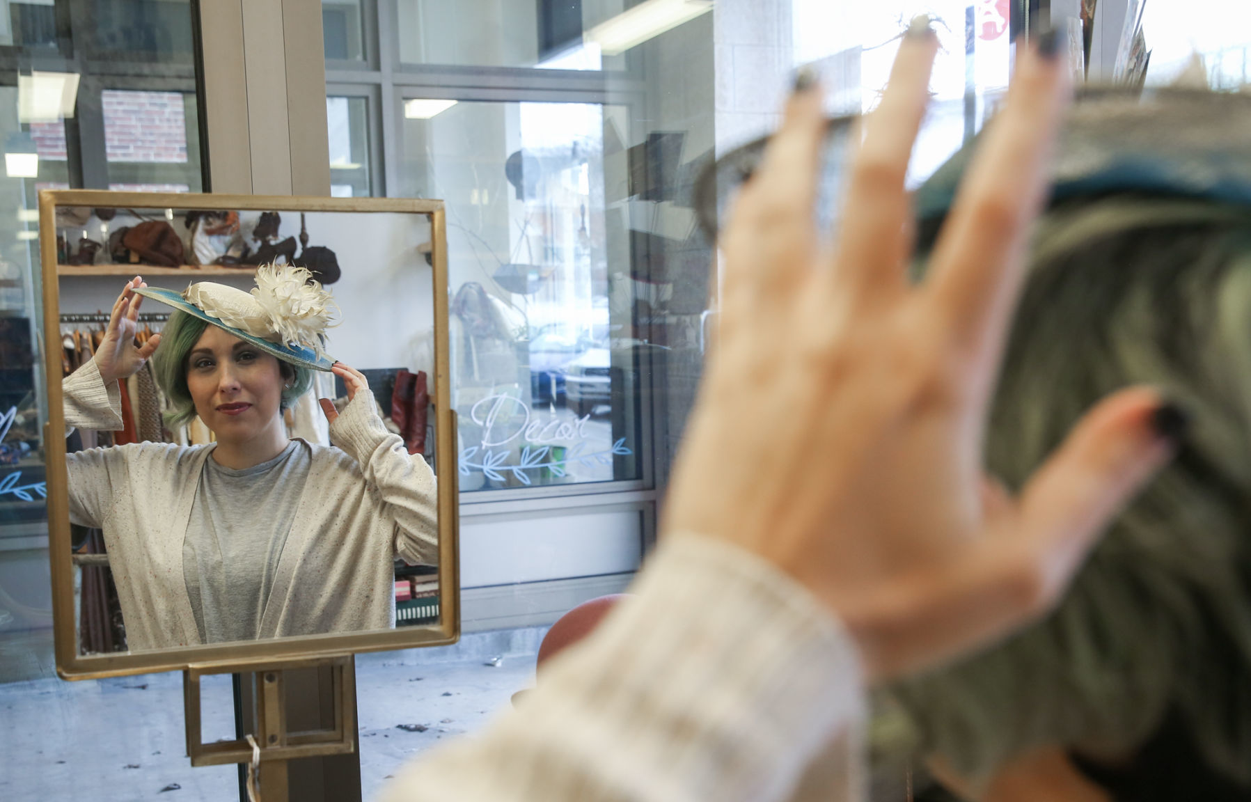 Amanda Joyner has created hats for about 8 years
